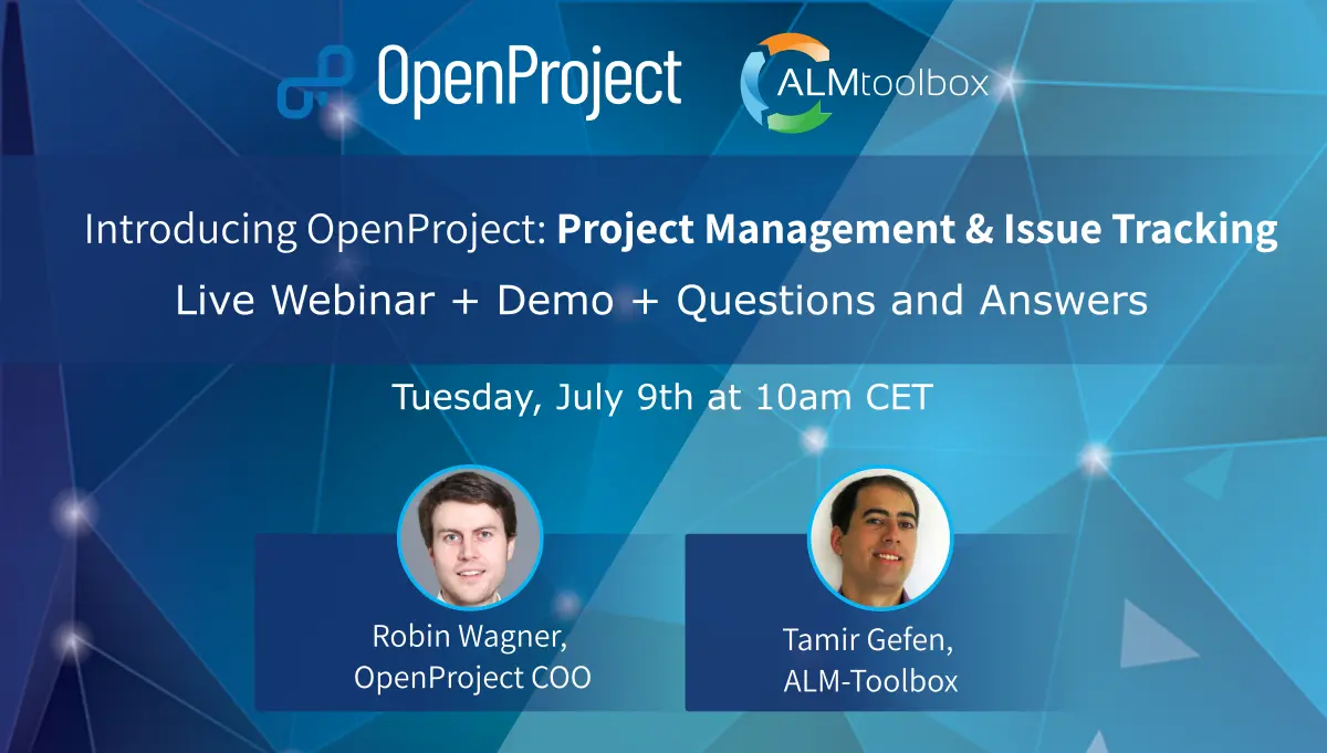 openproject almtoolbox webinar