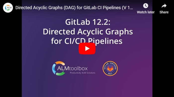 gitlab ci-cd directed acyclic graph video