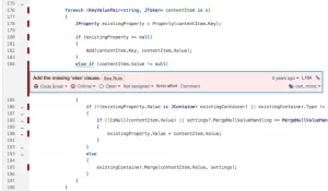 "if ... else if" constructs should end with "else" clauses