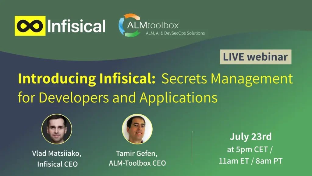 Infisical webinar