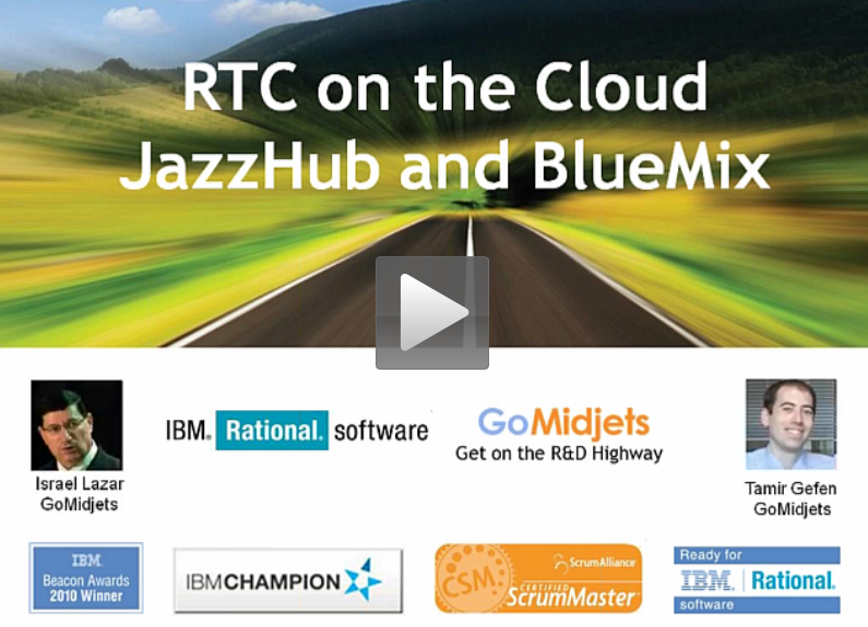 RTC on cloud with JazzHub Git and BlueMix